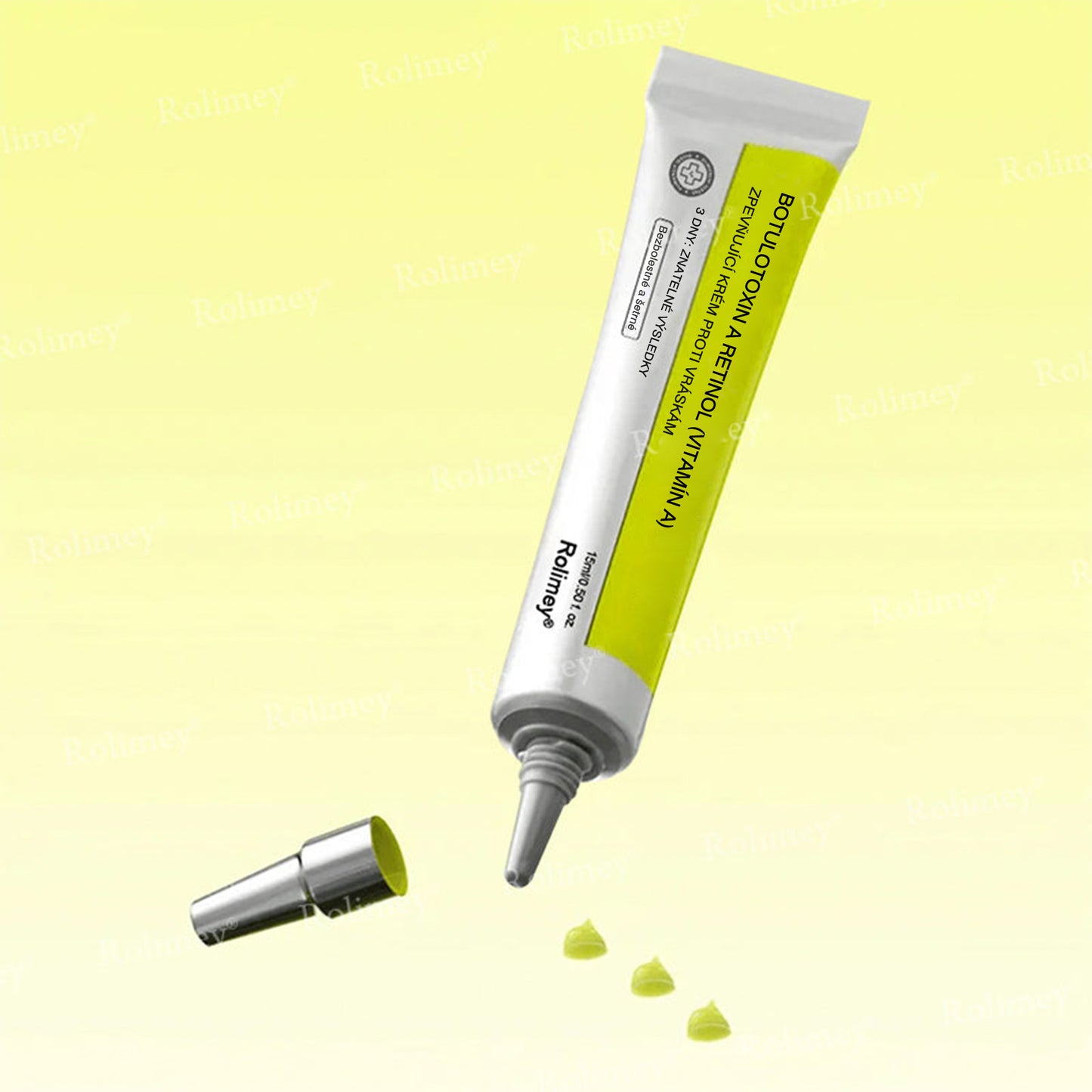🔔Vyrobeno a odesláno z České republiky | Rolimey® Botox & Vita-A Retinol Shot Krém na vrásky a zpevnění pokožky – Poslední den akce 70% SLEVA