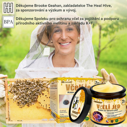 ⚡Dermatologicky a klinicky testováno👩‍⚕️DR.Fachmer®Bee Venom Krém na obnovení pleti🐝 pomáhá při léčbě kožních problémů, jako jsou: vrásky, jizvy, pigmentové skvrny, strie, akné, psoriáza, ekzém, kožní změny, podráždění, záněty a další kožní problémy.