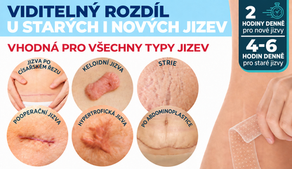 Dr.Fachmer®⭐Bio-regenerační mikrojehličková náplast na jizvy – silikonová péče s regeneračním proteinovým komplexem