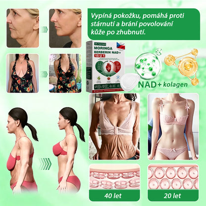 🏆 DR.Fachmer® Moringa + Berberin + NAD+ 15v1 nano-mikrojehličková náplast | Nová generace péče o tělo s pokročilou nano formulí ✨