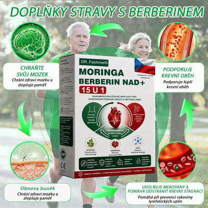 🏆 DR.Fachmer® Moringa + Berberin + NAD+ 15v1 nano-mikrojehličková náplast | Nová generace péče o tělo s pokročilou nano formulí ✨