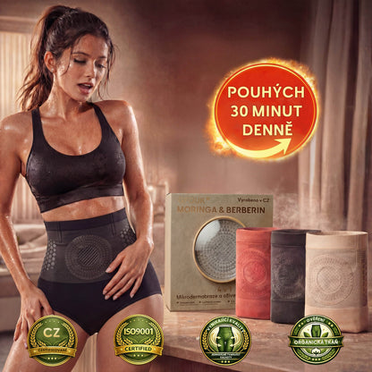 🧩🧩Oficiální obchod značky | 🎁GFOUK® 2026 Moringa a berberin 4 v 1 – mikročásticové tvarovací šortky na spalování tuku