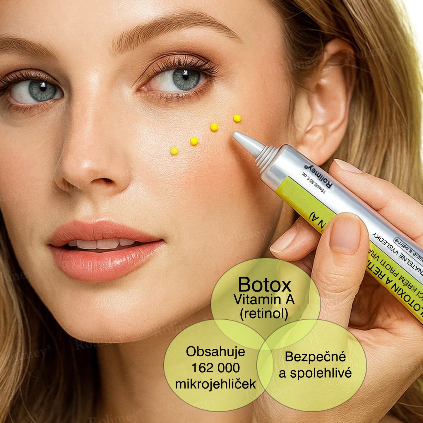🔔Vyrobeno a odesláno z České republiky | Rolimey® Botox & Vita-A Retinol Shot Krém na vrásky a zpevnění pokožky – Poslední den akce 70% SLEVA