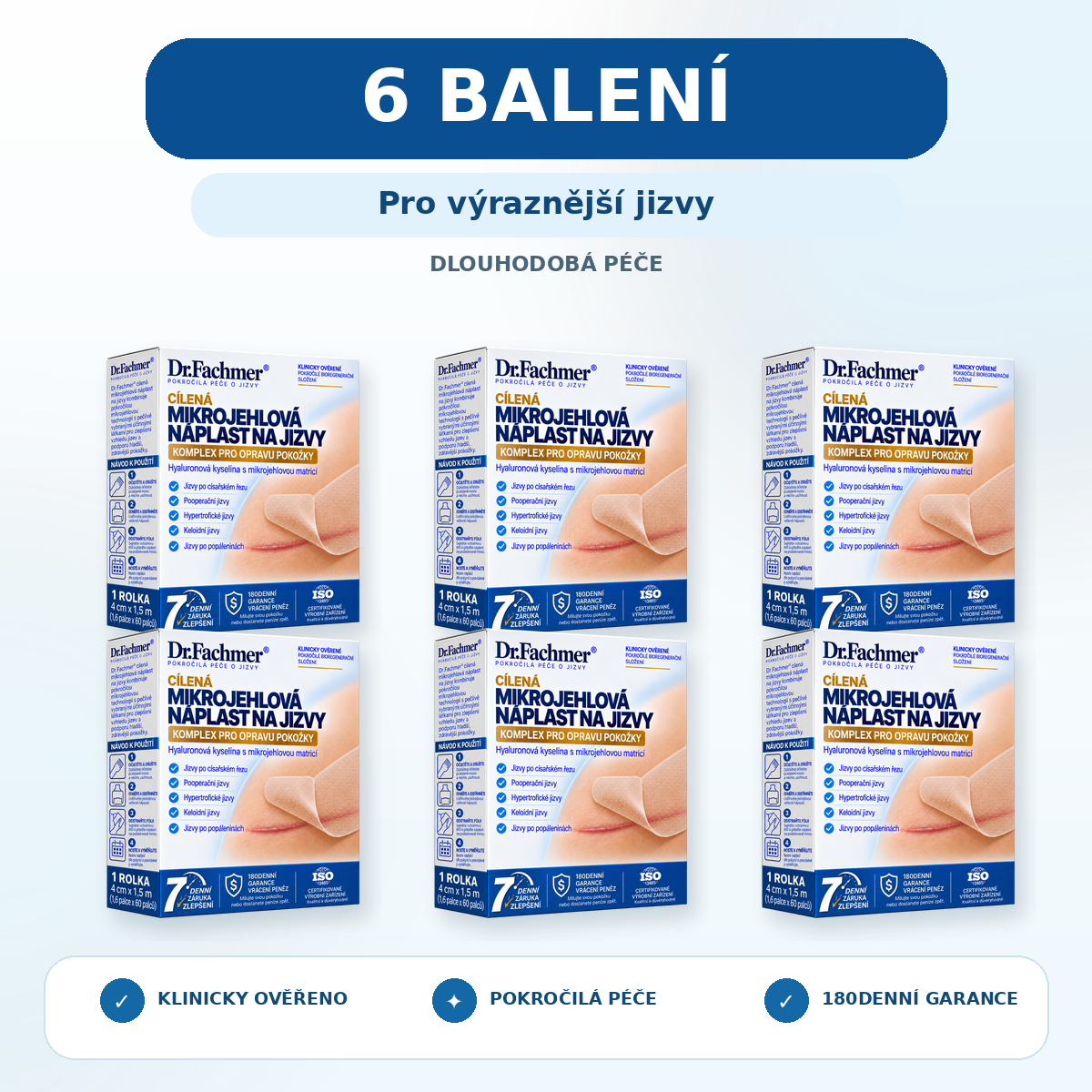 6 BALENÍ 🛡️ Výraznější a odolnější jizvy